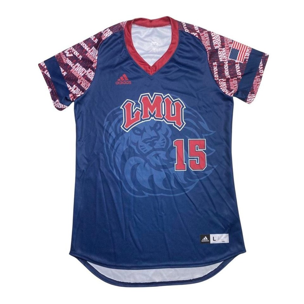 LMU Lions college softball jersey 15